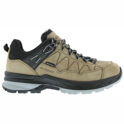 Grisport Chaussures Randonnée Cuir Nubuck Anthracite - Imperméables Membrane Gritex